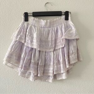 LoveShackFancy Purple / Lavender Skirt - XS